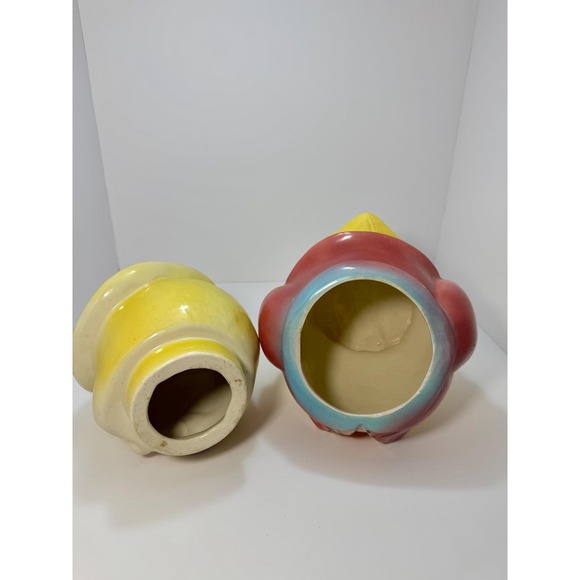 Vintage American bisque chick in a beret cookie jar - Picture 8 of 8